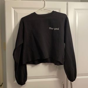 Brandy Melville New York cropped sweater